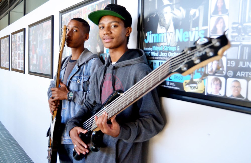 Keanan-Lewis-and-Lance-Pekeur-formed-part-of-the-Wynberg-Secondary-School-band-performing-at-the-Music&amp;Career-Live-Performance-DSC_0437